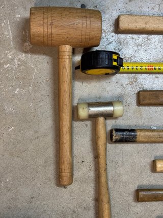 Conjunto de martillos de carpintería