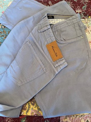 Pantalones Zara Celeste Talla M