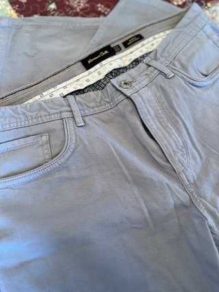 Pantalones Zara Celeste Talla M