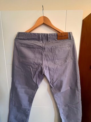 Pantalones Zara Celeste Talla M