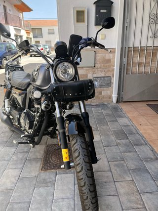 Moto Macbor Rockster 125 Negra/Gris