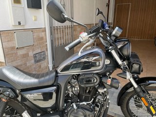 Moto Macbor Rockster 125 Negra/Gris
