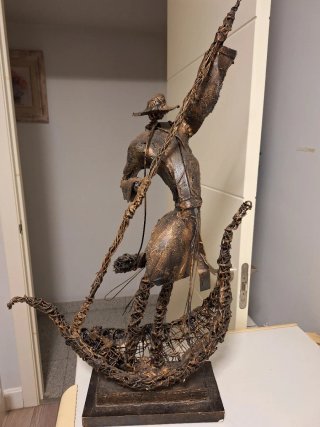 Escultura gondolero Decoración