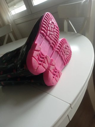 Botas de agua infantiles con estrellas talla 31