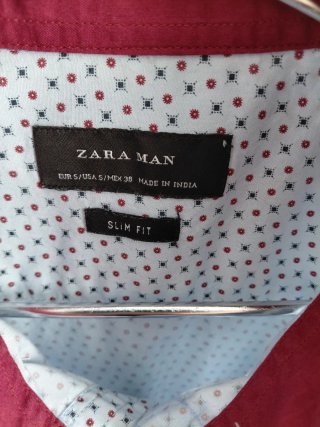 Camisa Zara Estampada Talla S