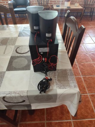 Altavoces NGS 2.1 Negro/Plata