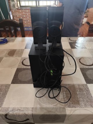 Altavoces NGS 2.1 Negro/Plata