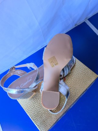 Scarpe da Donna Argentate con Tacco Ciaodea