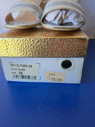 Scarpe da Donna Argentate con Tacco Ciaodea