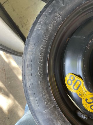 Rueda de repuesto Michelin 125/80 R15