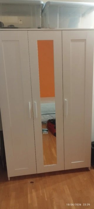 Armario BRIMNES 3 puertas blanco
