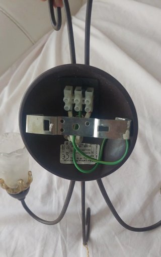 Aplique de pared clásico 2 luces