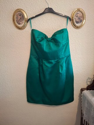Vestido Coosy verde fiesta con etiqueta