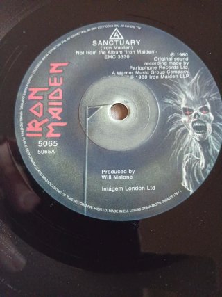 Iron Maiden Single Sanctuary