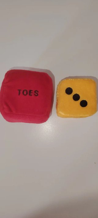 Dados educativos de espuma