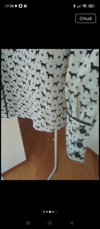Camicia effetto seta XL