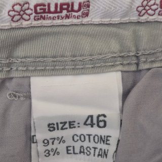 Pantaloni lunghi in cotone GURU beige