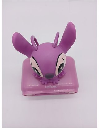 LEXIBOOK - Disney Stitch - Reloj Despertador con luz Nocturna Angel - Sonidos y melodías - Pantalla LCD retroiluminada - Luminoso - Sn
