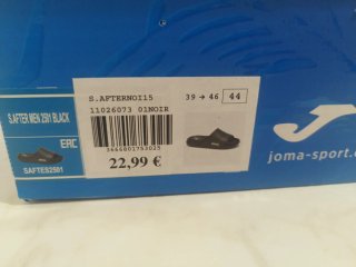 Chanclas Joma Negras