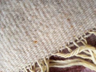 Alfombra kilim artesanal de lana