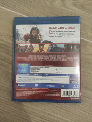 Películas Disney Blu-ray: La Sirenita, Mulan