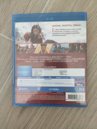 🇪🇦 Mulan Blu-ray Disney live action