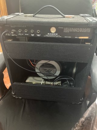 Samick retro vintage amplificador giitarra, voz