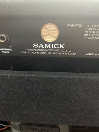 Samick retro vintage amplificador giitarra, voz