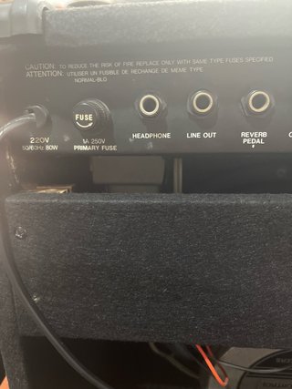 Samick retro vintage amplificador giitarra, voz