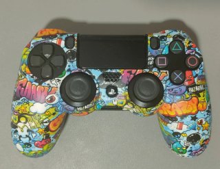 Funda Carcasa Mando PS4 Graffiti