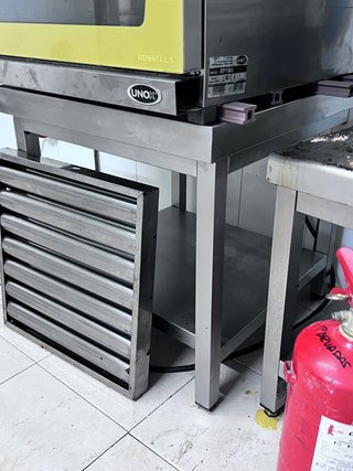 Campana extractora industrial acero inoxidable