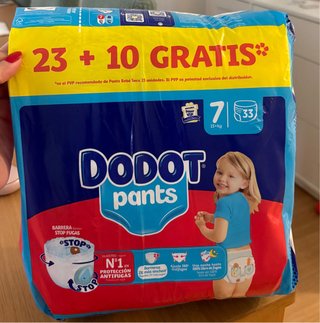 Dodot Pants Talla 7 - 33 unidades