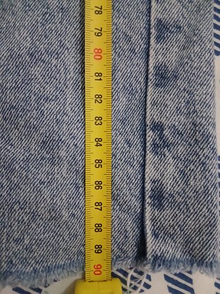 Jeans cargo vita alta