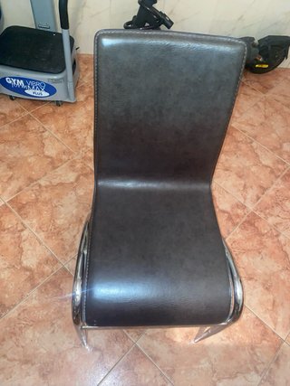 Mesa de comedor moderna cristal negro y blanco