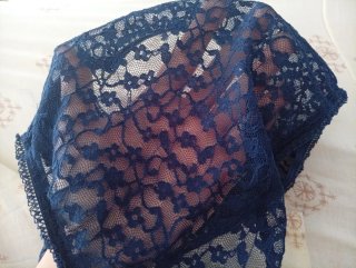 Braguita bikini encaje azul talla S