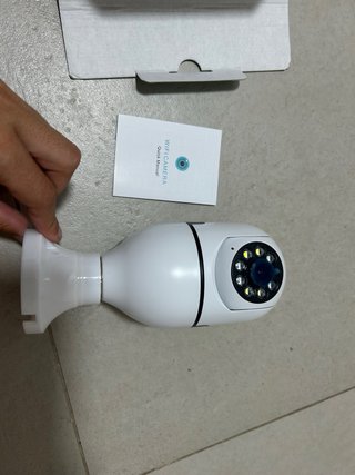 Cámara WiFi tipo bombilla