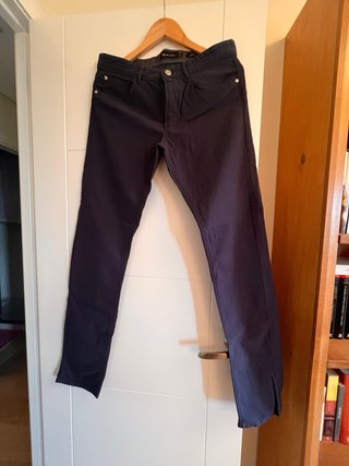 Pantalones Massimo Dutti Azul Hombre