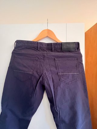 Pantalones Massimo Dutti Azul Hombre