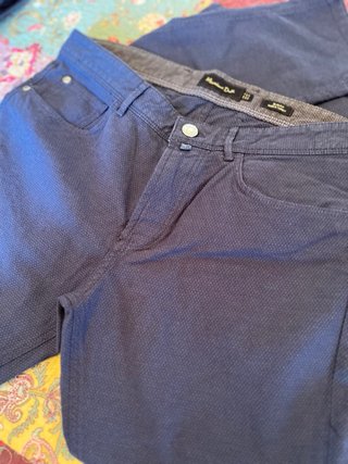 Pantalones Massimo Dutti Azul Hombre