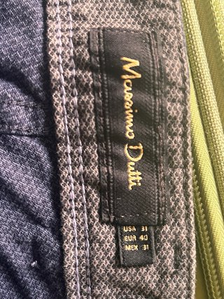 Pantalones Massimo Dutti Azul Hombre