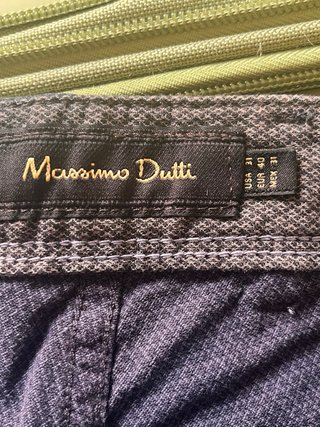Pantalones Massimo Dutti Azul Hombre