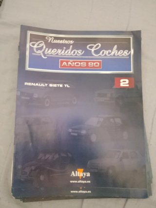 Fascículos de coches de los años ochenta