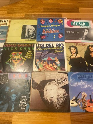 Lote 12 Vinilos Singles 5€