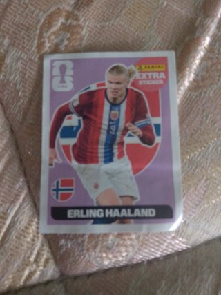 Carta Erling Haaland Panini Extra Mundial 2026