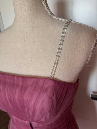 Vestido de fiesta tul rosa Easy Wear