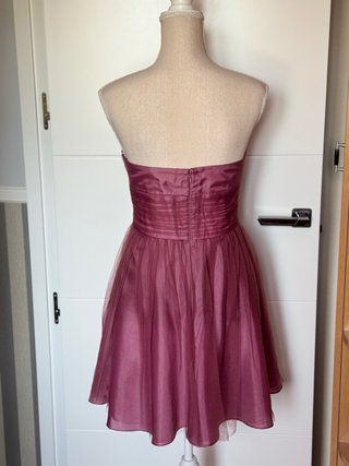 Vestido de fiesta tul rosa Easy Wear