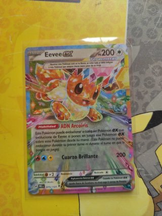 Eevee EX Teracristal 200 PS Carta Pokémon