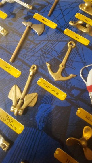 Cuadro decorativo de nudos marineros