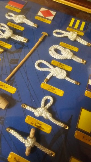 Cuadro decorativo de nudos marineros