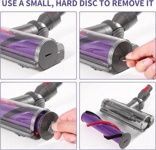 KENVOR Cepillo Suelos Duros Dyson V7‑V15 Torque